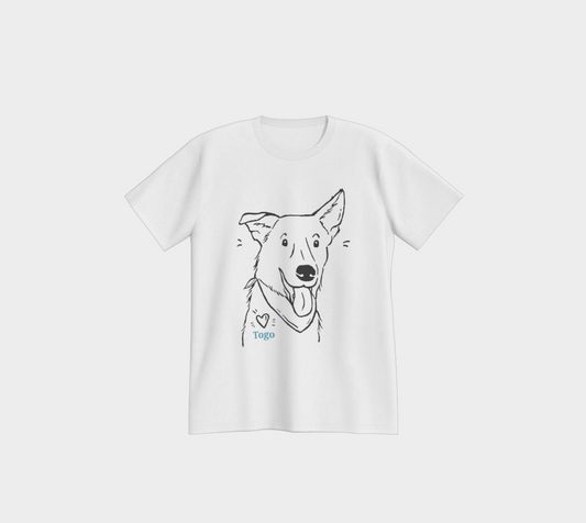 T-Shirt unisexe blanc - Design Original TOGO