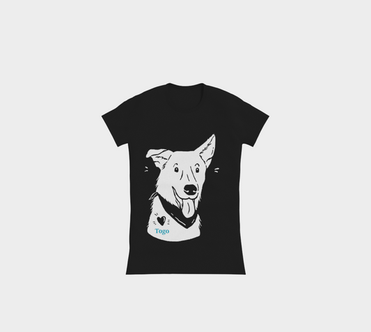 T-Shirt ajusté noir - Design Original TOGO