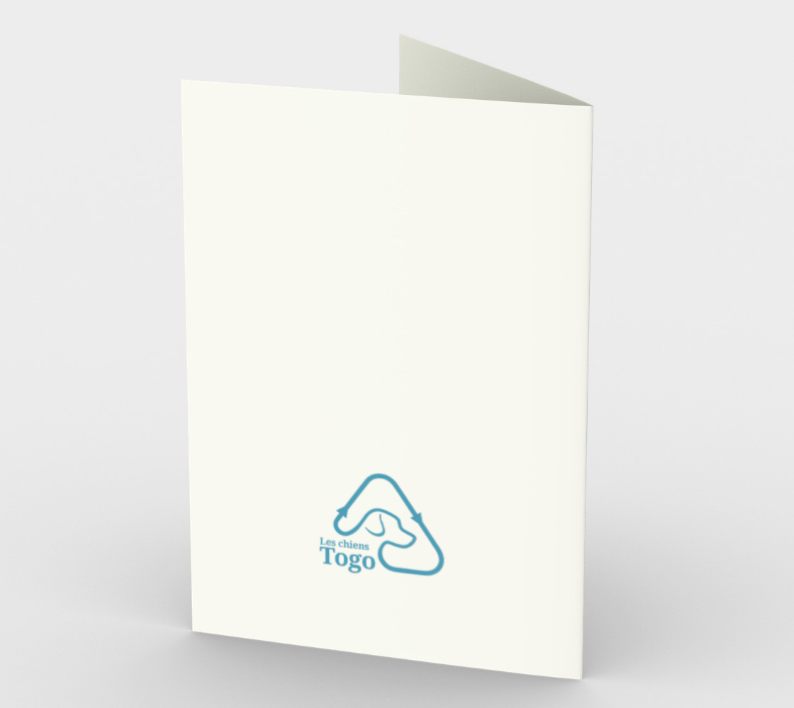 Carte Fleur -dessin animé