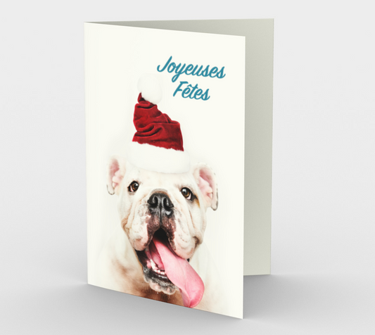 Joyeuses Fêtes - Bulldog de Noë