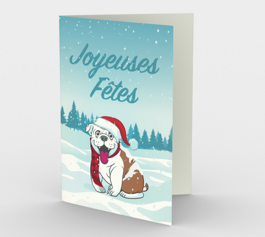 Carte Fleur -dessin animé